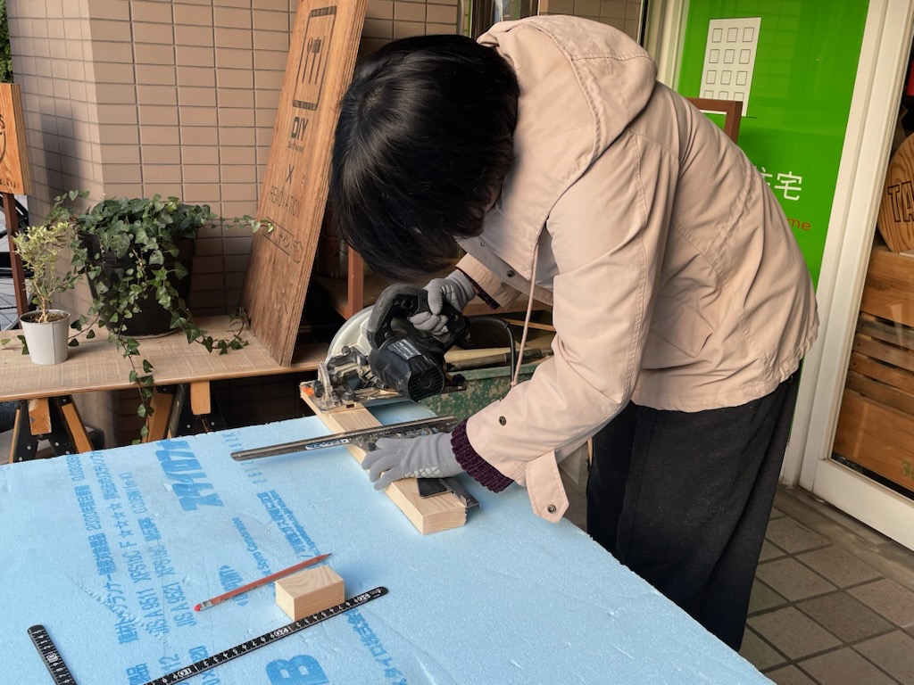 DIYレッスン京都,丸ノコの使い方,趣味のDIY