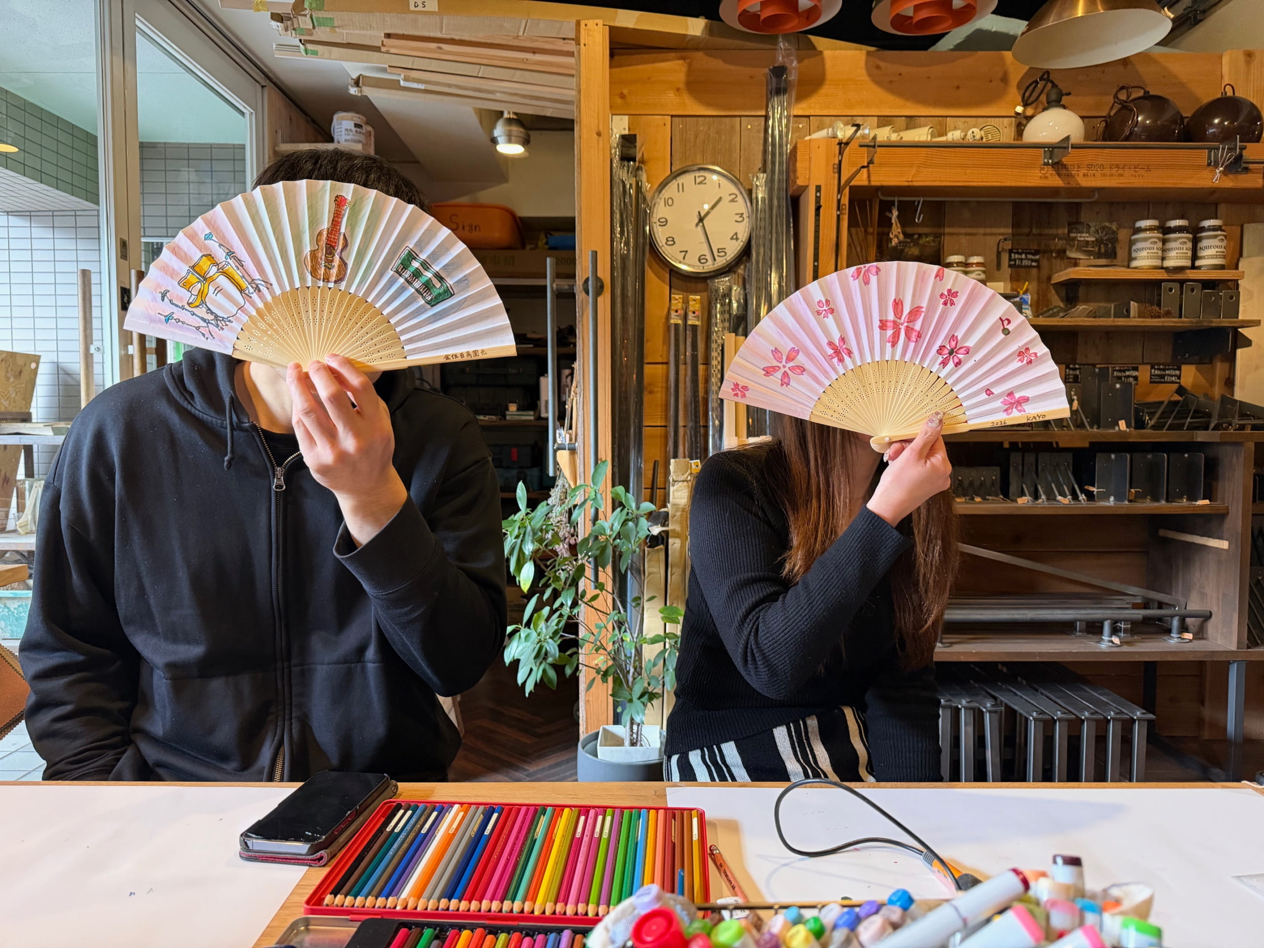 京都扇子づくり体験，京都体験，京都遊び場，DIY体験京都，京都カップル体験人気