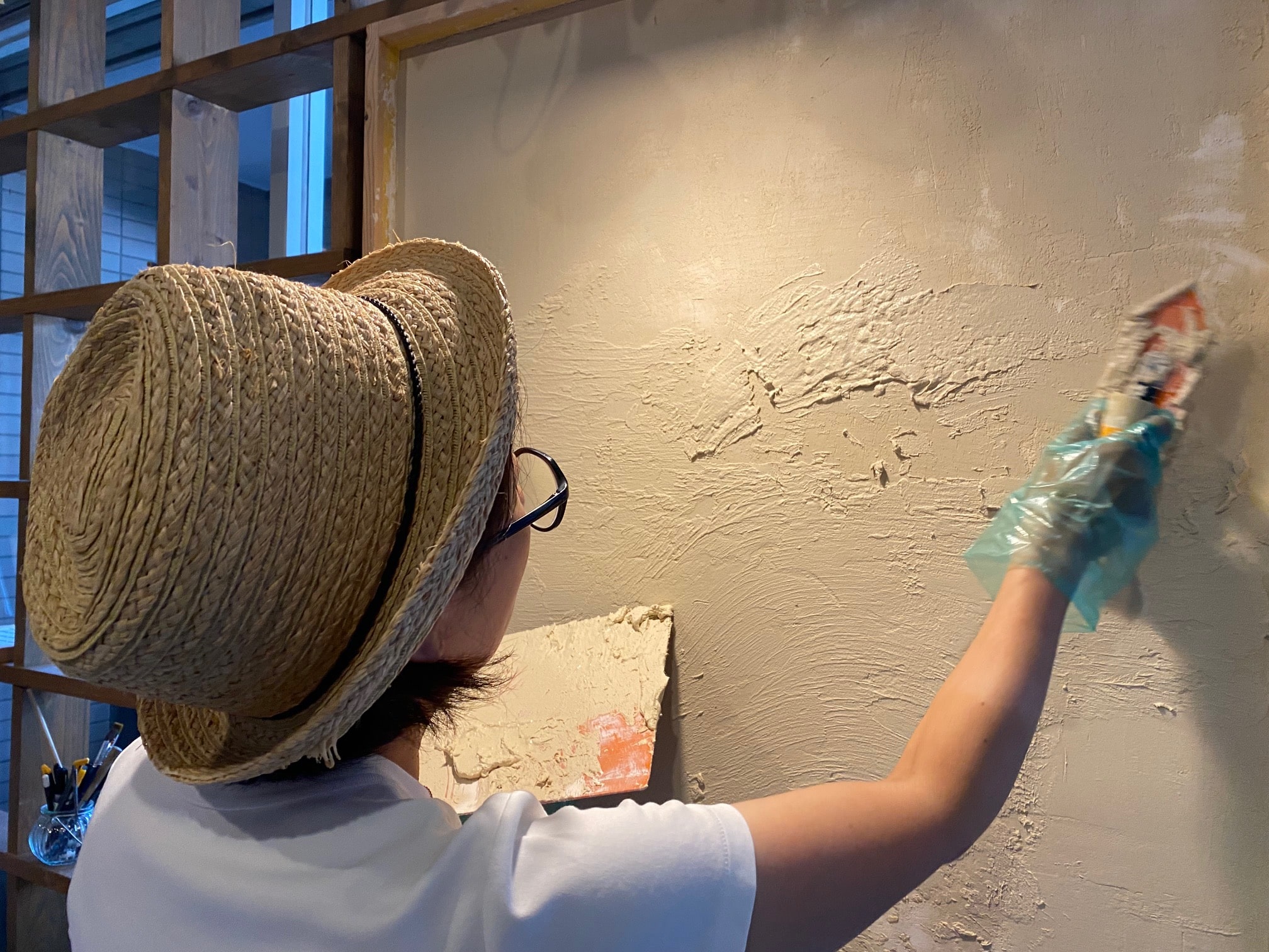 京都うまーくヌレール漆喰，DIYで壁塗替え，DIYリフォーム京都