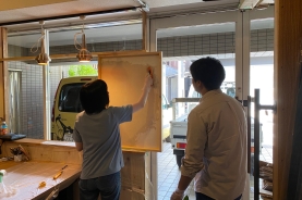 「うまーくヌレール漆喰」のヌリ体験教室