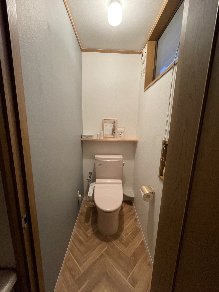 トイレの内装DIY,diy体験京都