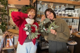 12月はコレ！大人気「クリスマスリースづくり」