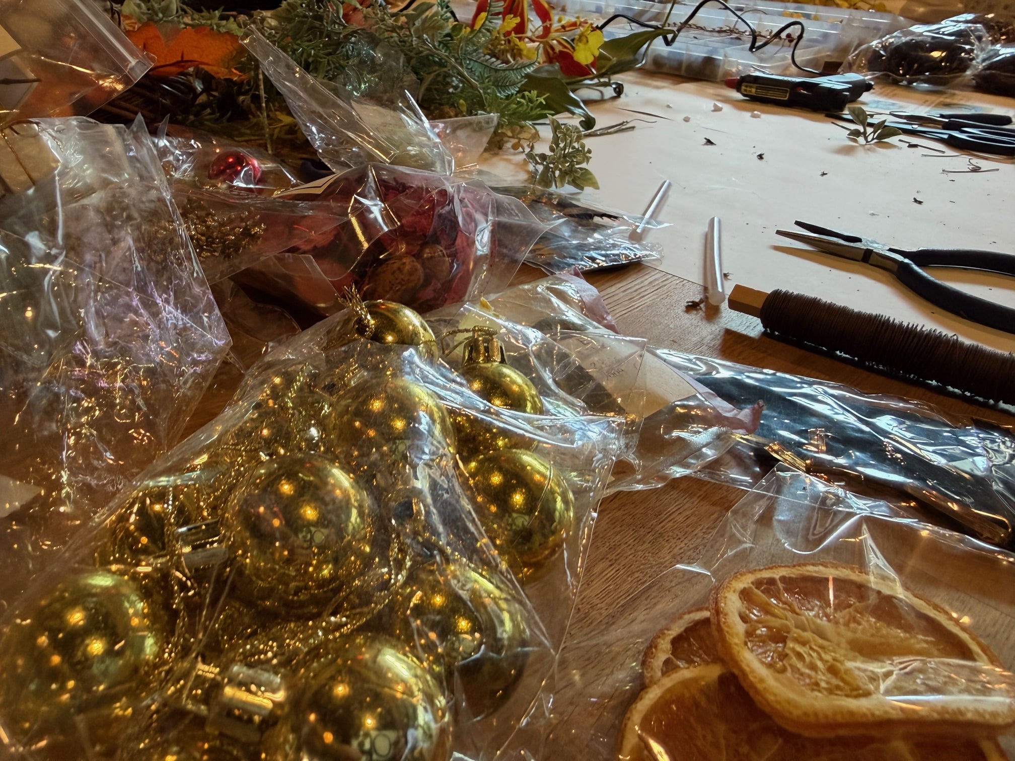 京都遊び場，京都あそびば，リースづくりワークショップ