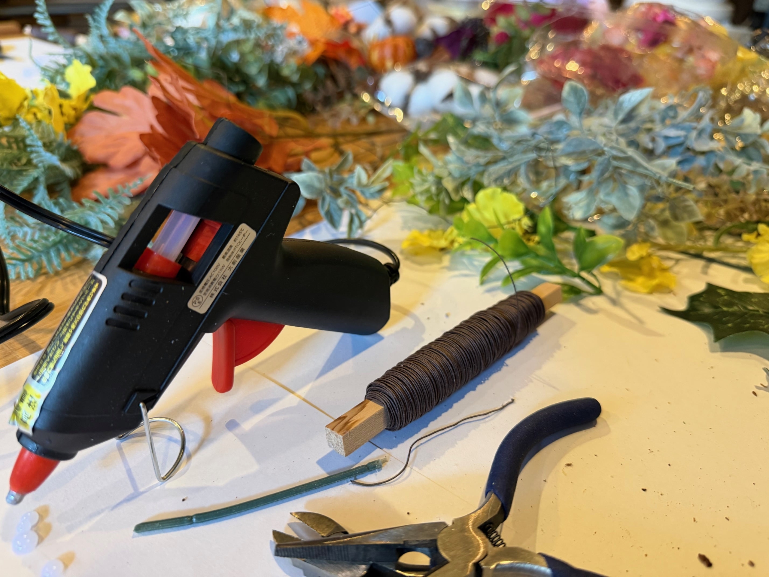 京都遊び場，京都あそびば，リースづくりワークショップ