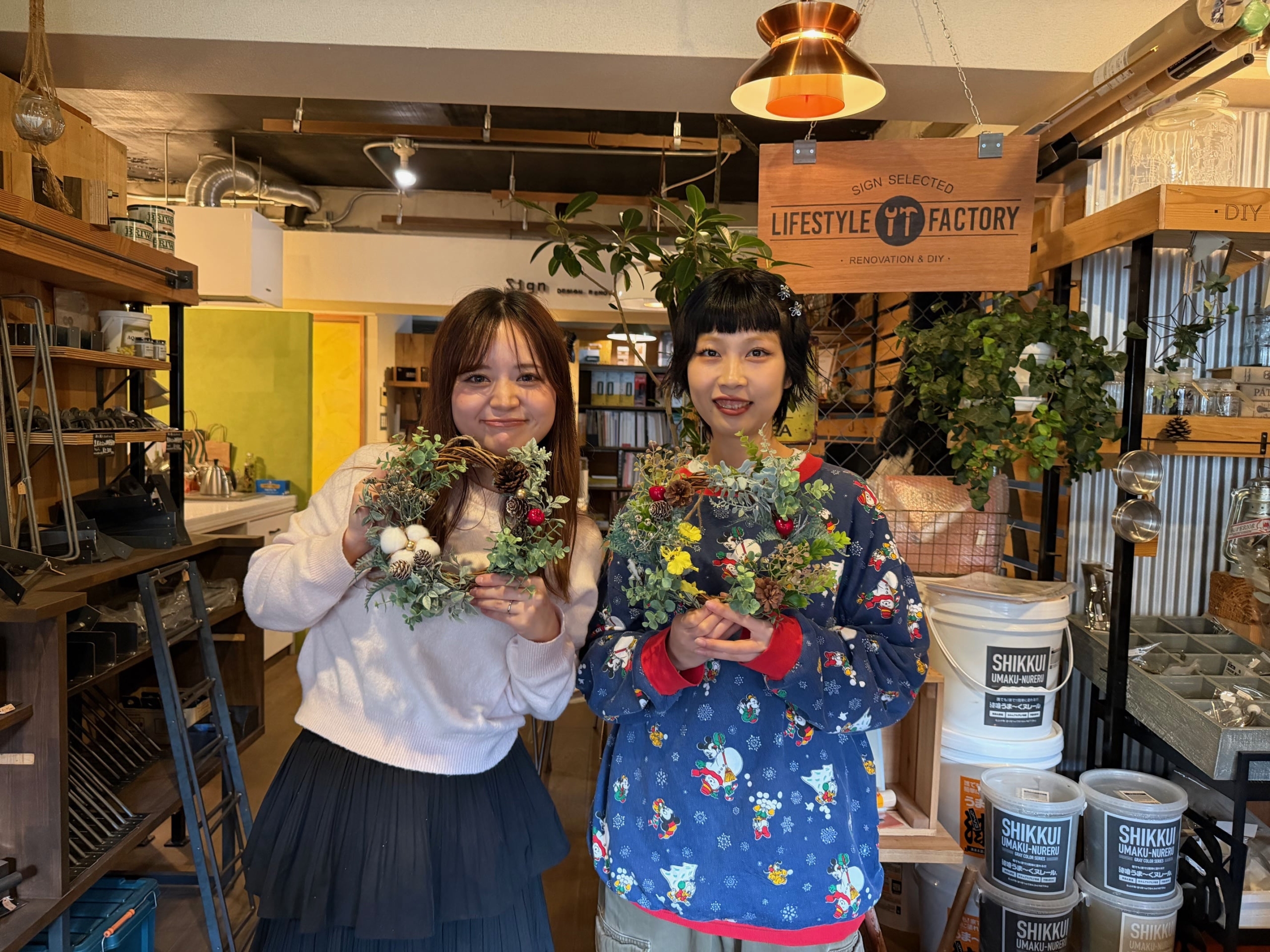 京都遊び場，京都あそびば，リースづくりワークショップ