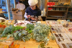 人気の「リースづくり」体験☆