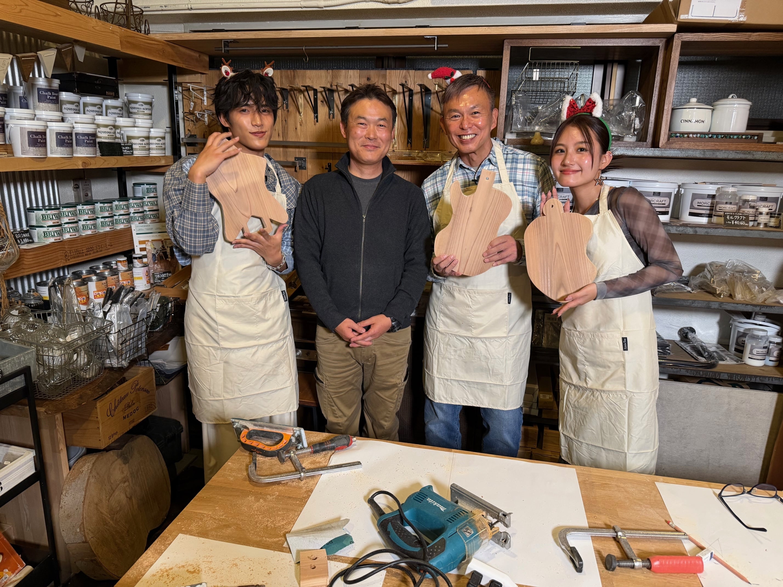 人気ワークショップ京都，おはよう朝日です/明とまなぶ