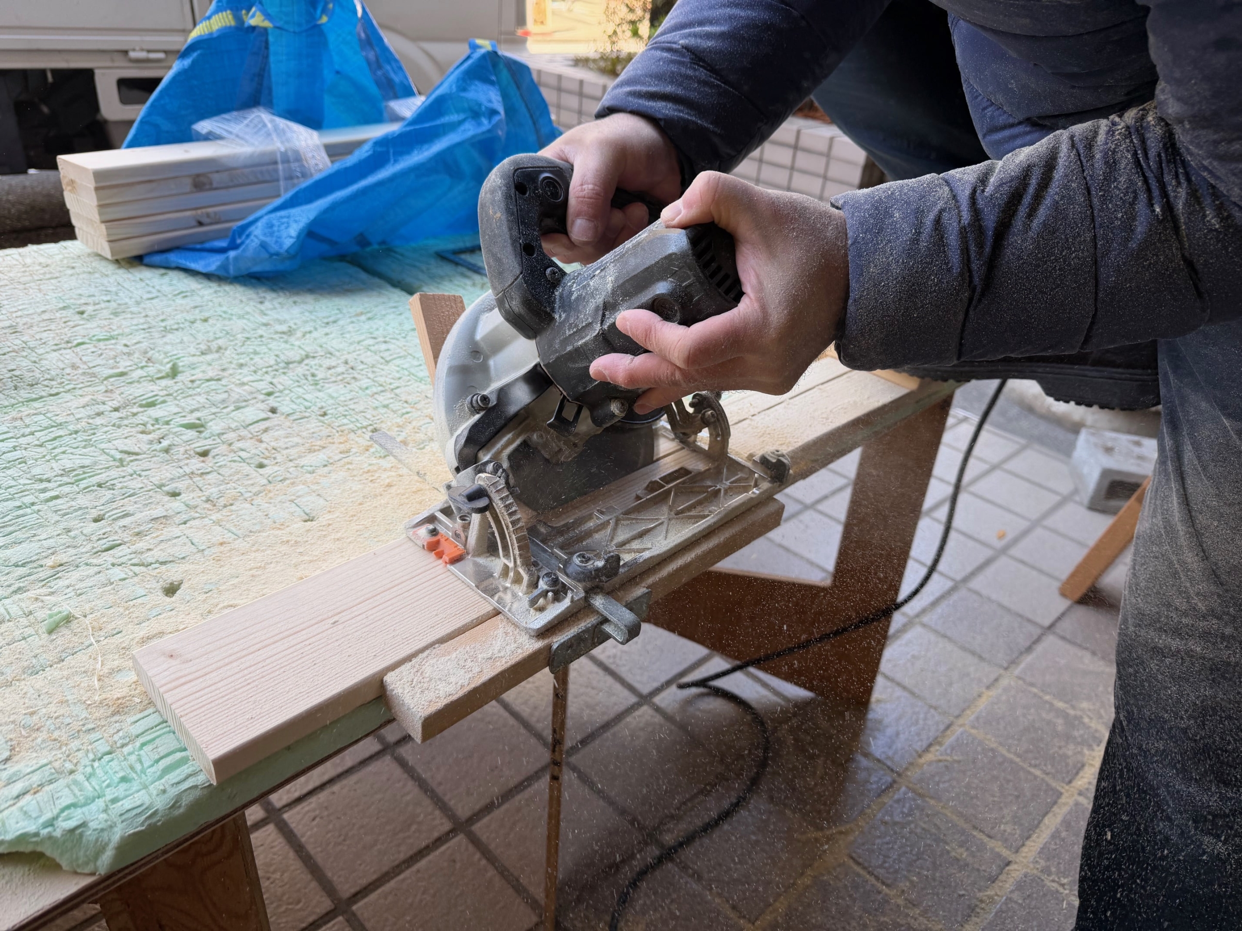 DIY京都，フレンチクリートづくり