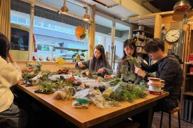 3組様ご合席「クリスマスリースづくり」☆