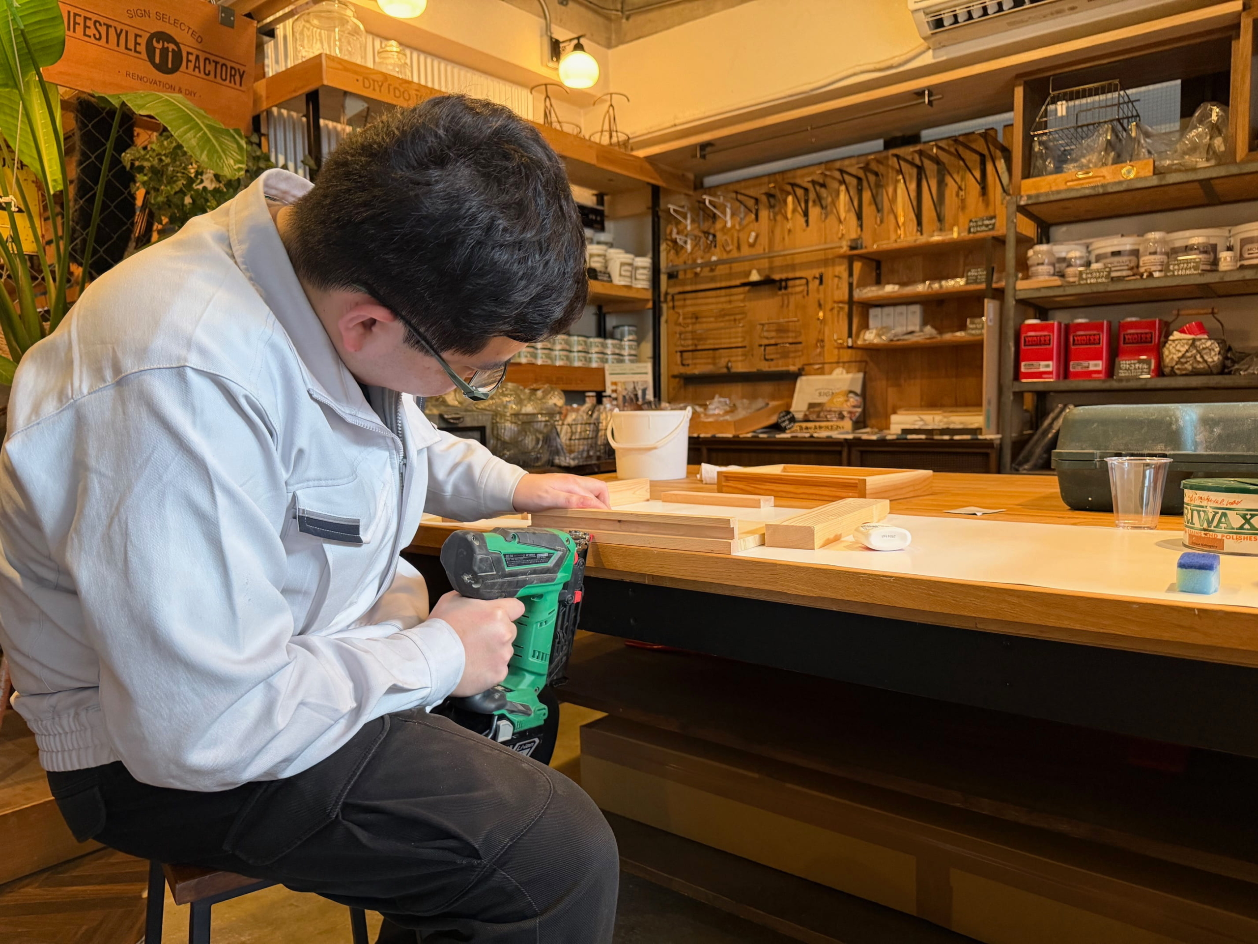 京都体験，京都遊び場，親子体験京都遊び場，木工体験京都，DIYワークス京都，株式会社サイン