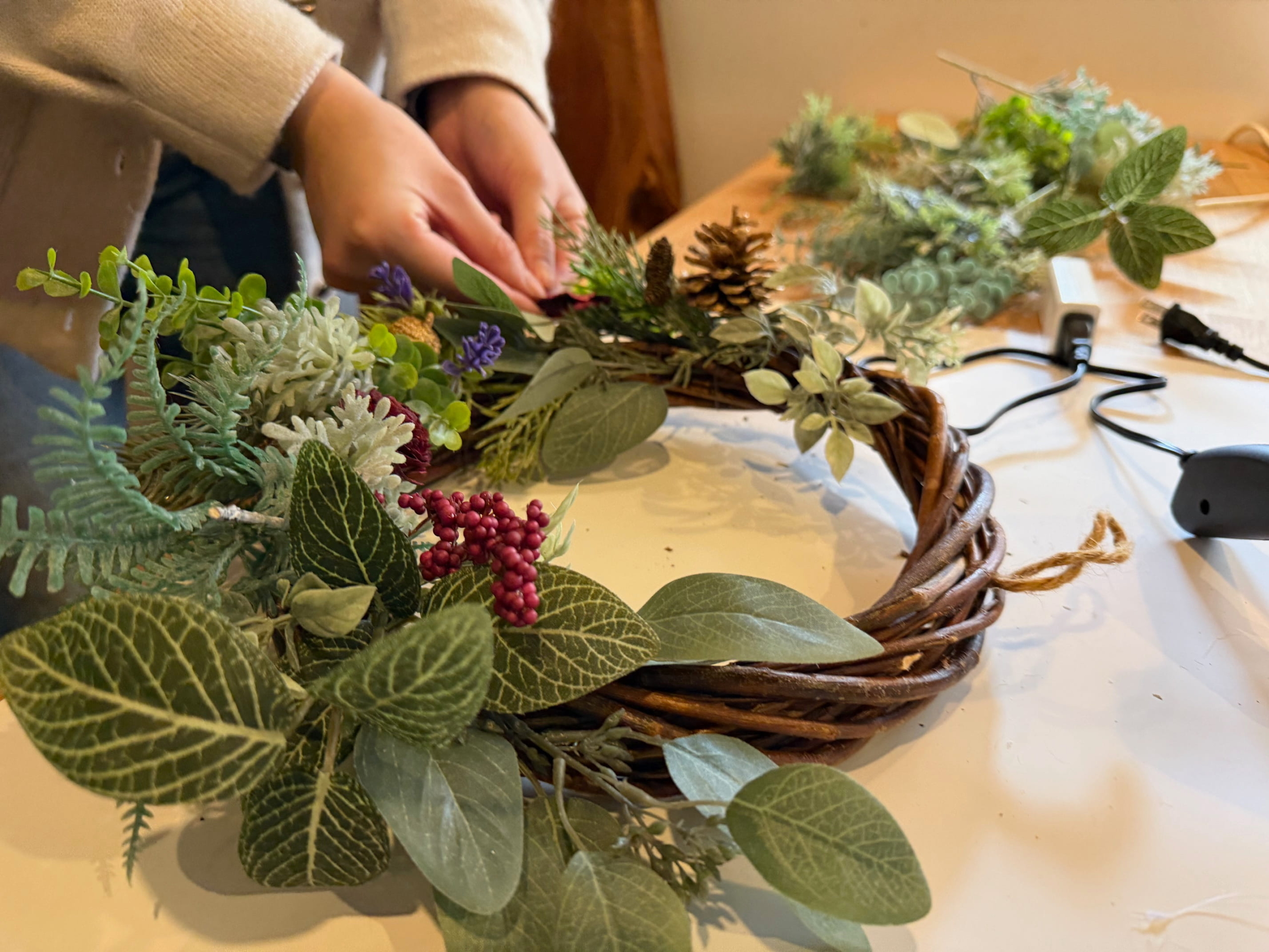 リースづくり京都，京都女子会，ワークショップ京都，京都で人気の遊び場1