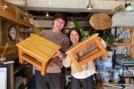 カップルで楽しむDIY「スツールづくり体験」☆