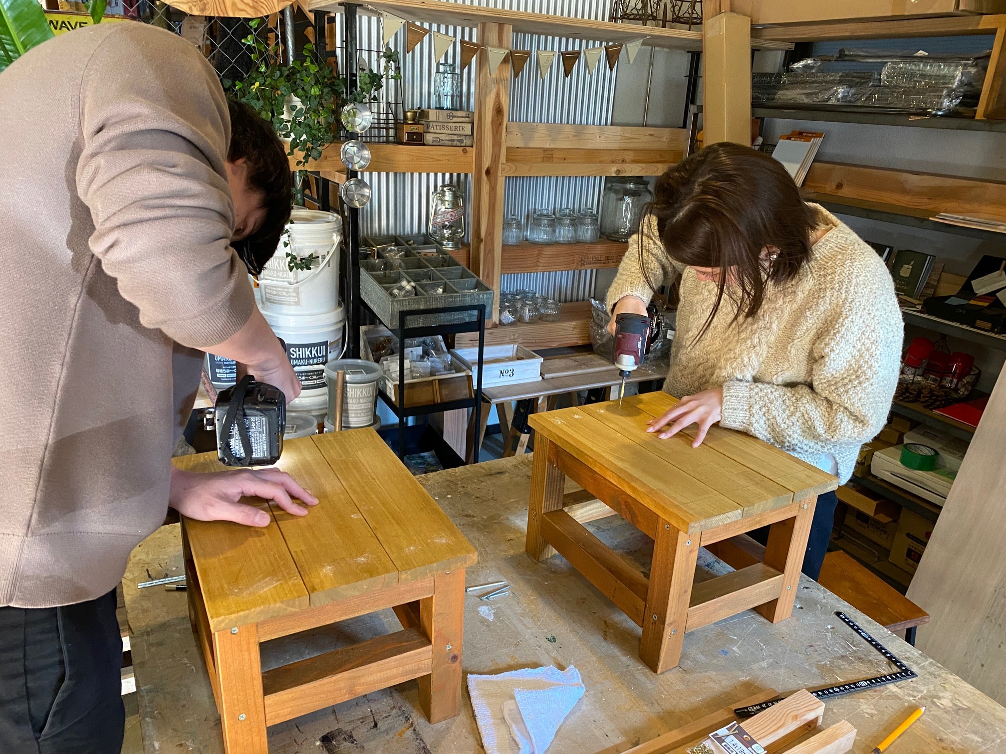 京都，カップルでワークショップ体験