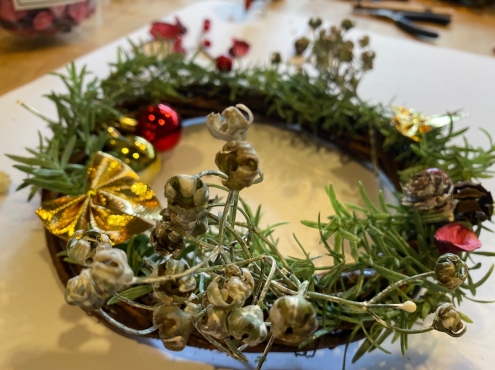 「おりじなるリース」づくり